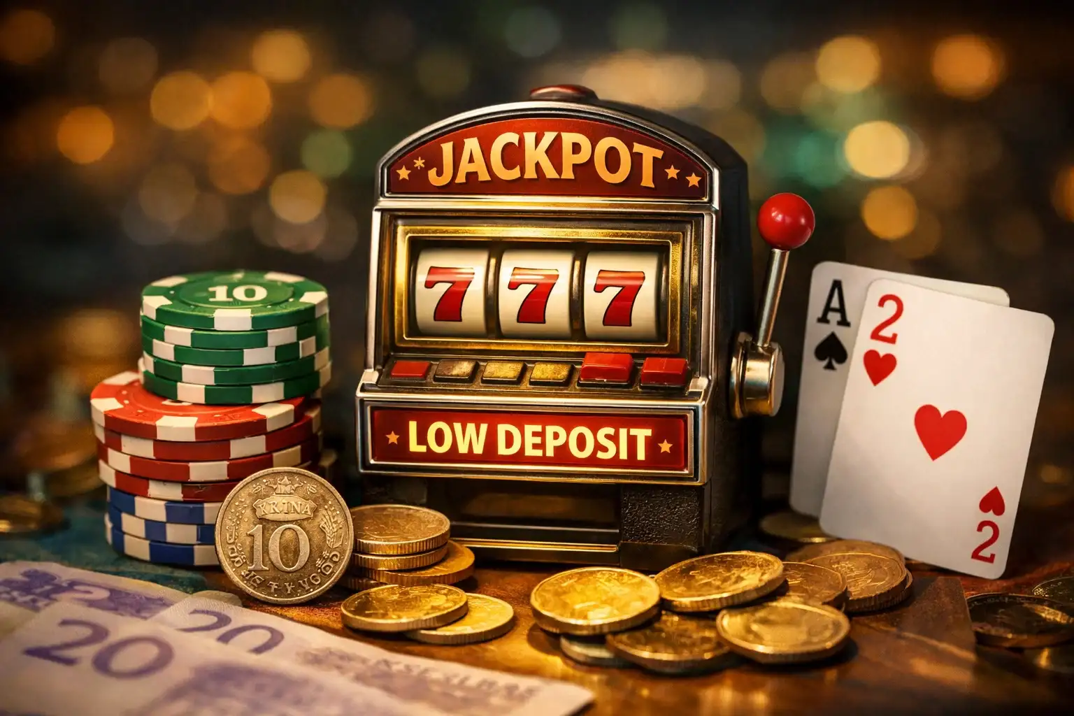 casino med låg insättning